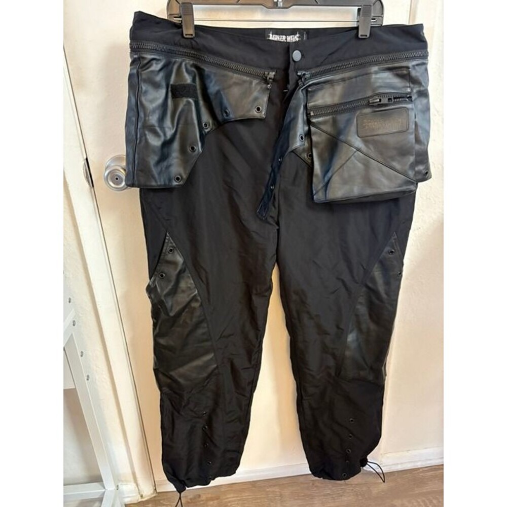 RARE Darker Wavs Unisex Windbreaker Belt Bag Cargo Pants